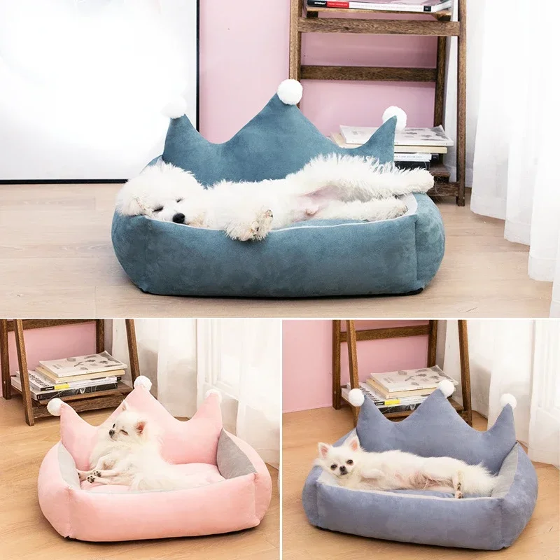 Dog / Cat Bed Four Seasons Can Be Disassembled and Washed Winter Warm Mat