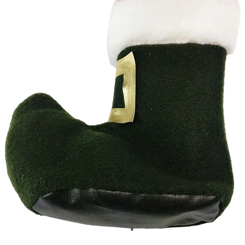 

4 Pcs Table Leg Cover Christmas Feet Sleeves Cartoon Chair Covers Protectors Cloth