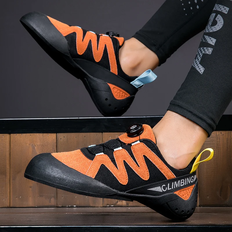 أحذية تسلق الصخور عالية الجودة للمراهقين خفيفة الوزن لتسلق الأماكن المغلقة أحذية رياضية للمبتدئين غير قابلة للانزلاق لتسلق الصخور في صالة الألعاب الرياضية #3