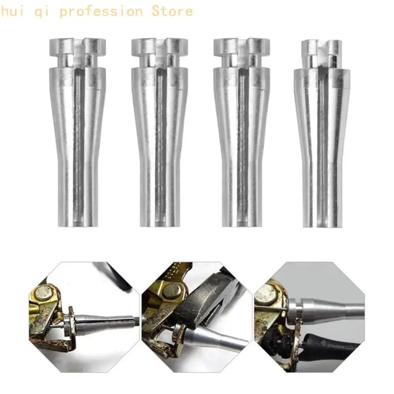 Reparatursatz für Türkabelenden für F150 F250 F350 und E150 E250 E350, 4-teilige Aluminium-Hintertürbeschläge für 1992–2009 und – Detail 7