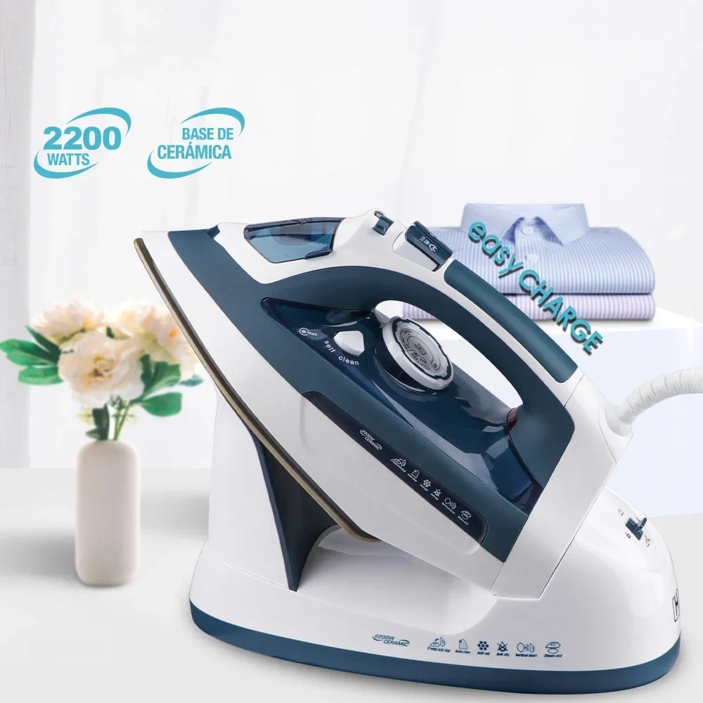 Portable Steam Flat Pressing Iron For Clothes Linen Sewing Ironing System Machine Steam Generator Garment Steamer