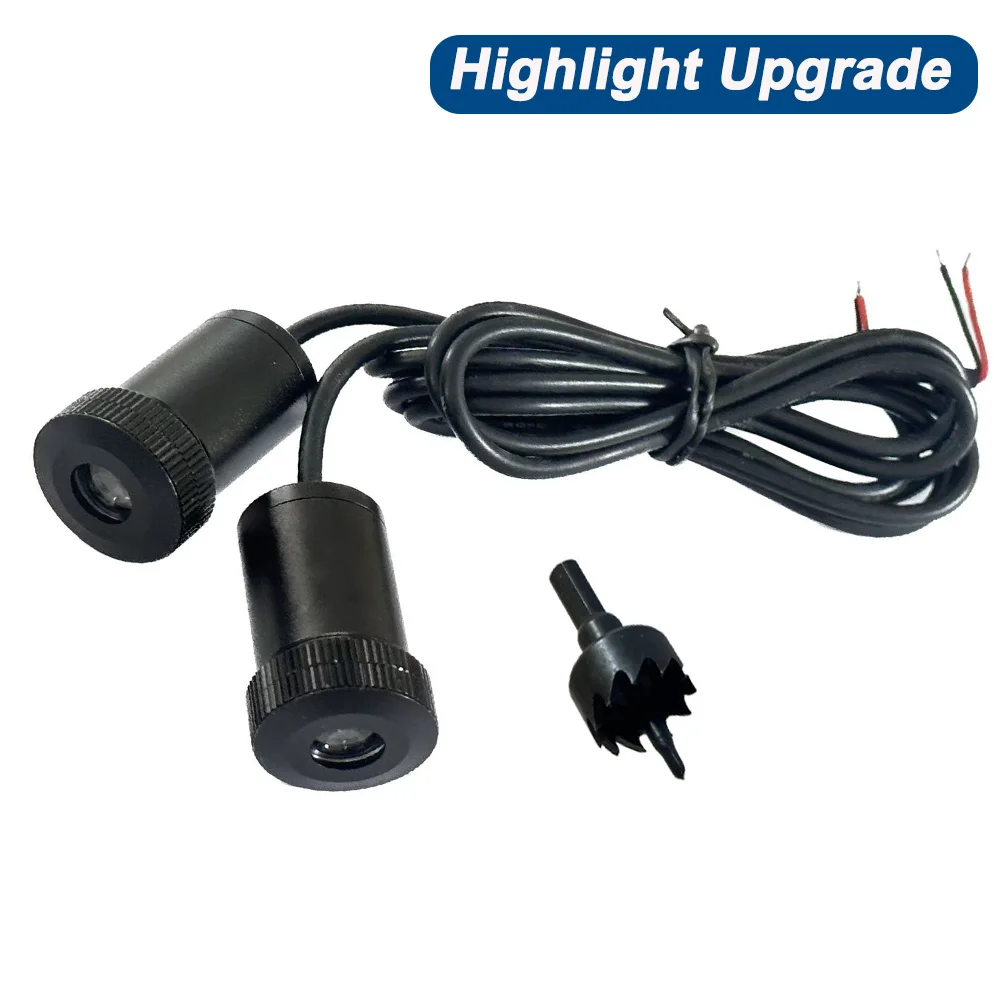 

2x Universal LED Welcome Light Wired Car Door Laser Projector Logo Car Styling Ghost Shadow Lamp Car Accessories