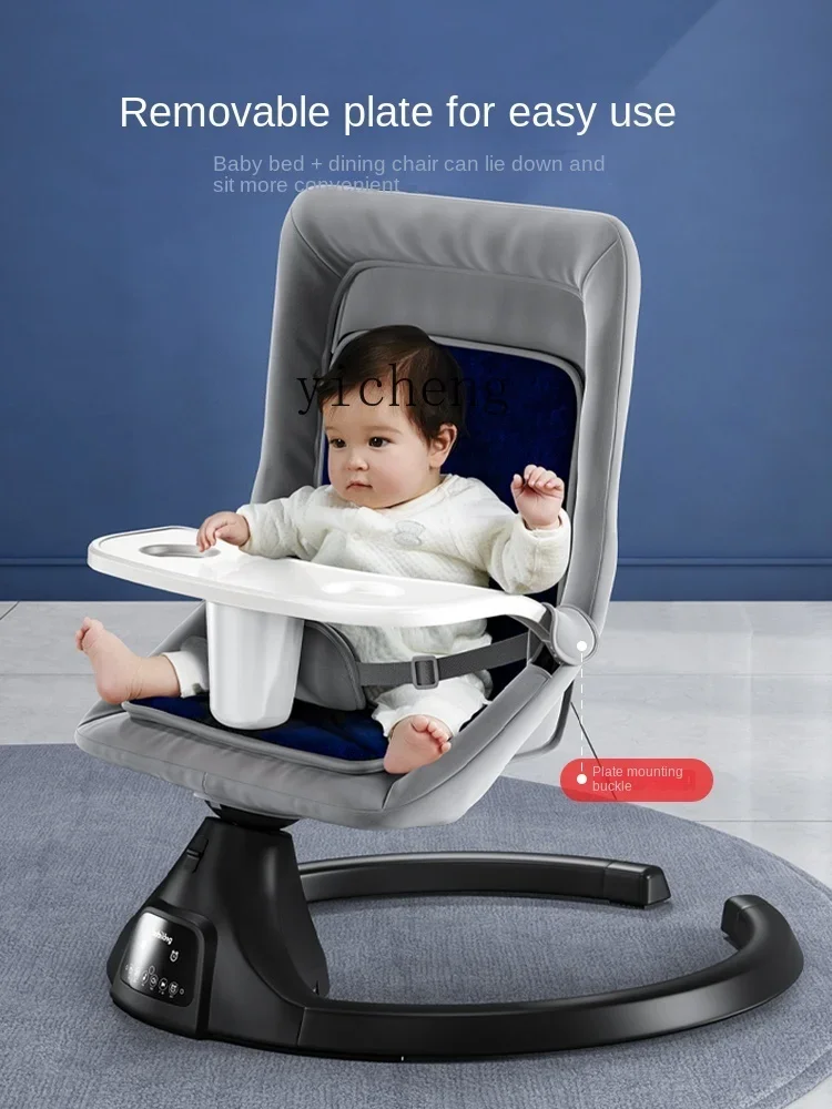 Chaise à bascule XL pour nouveau-né, berceau électrique pour dormir avec chaise confortable pour bébé