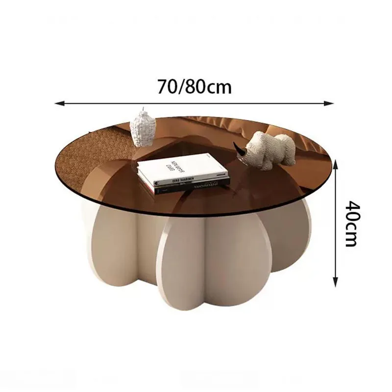 Modern Display Coffee Table Luxury European Vintage Trendy Side Table Nordic Storage Table Basse Living Room Furniture