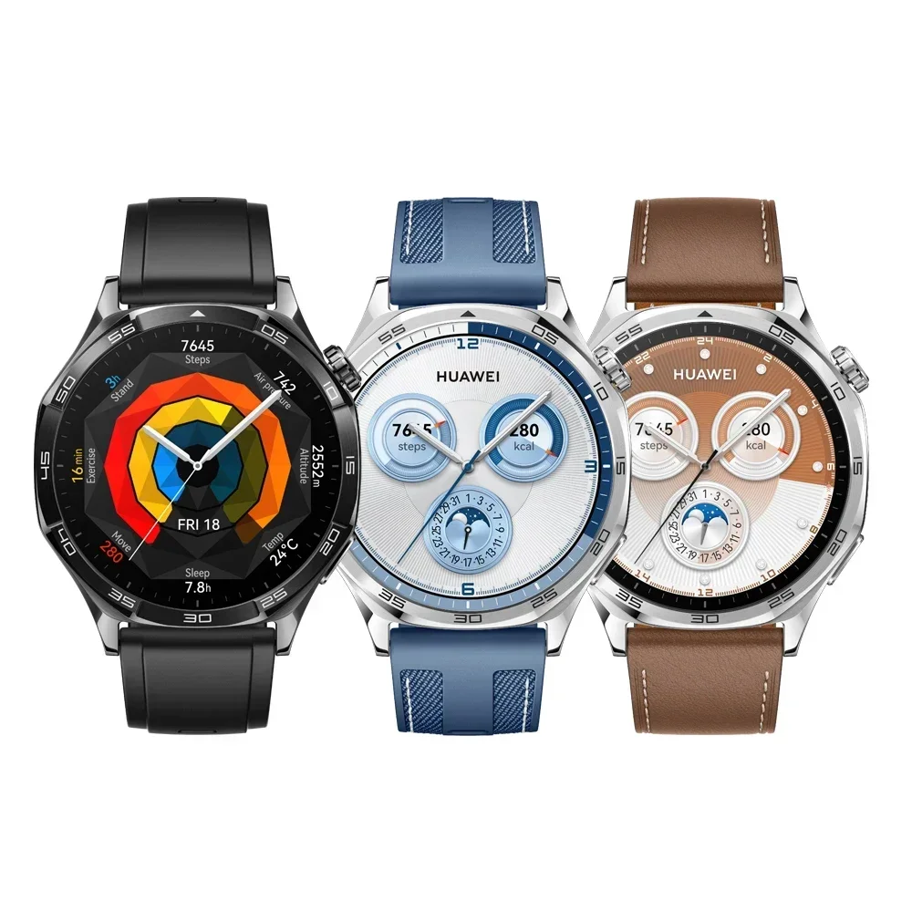 HUAWEI-Montre connectée Watch GT5 Pro, compatible avec iOS et Android, carte intégrée, message de lecture