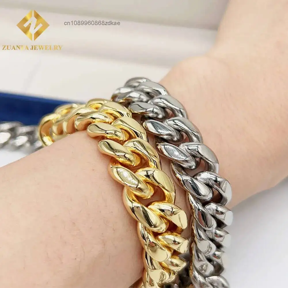 Luxury Wholesale Cheap Price Stainless Steel Jewelry 925 Sterling Silver Moissanite Box Lock Stainless Steel Necklaces Chain for