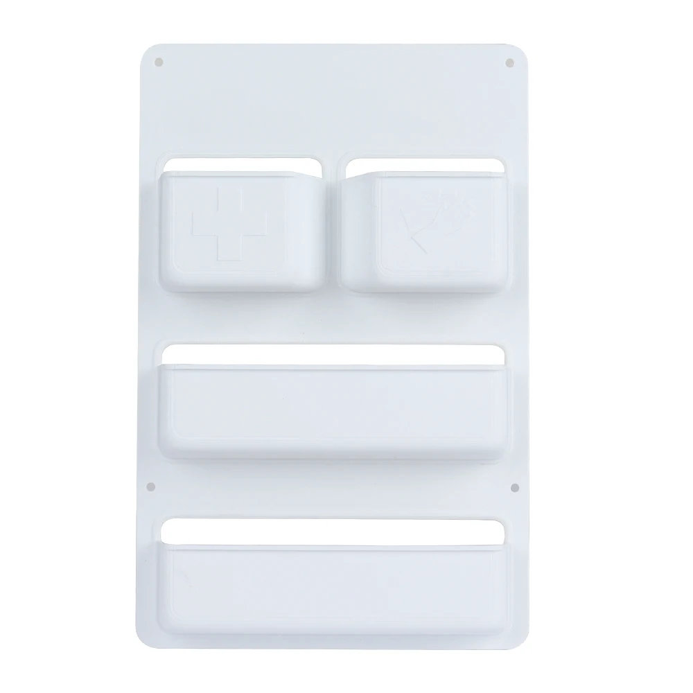 1PC Motorhome Caravan Toilet Compartment Door Storage Pocket For Kassett Shelf Box White High Quality RV Storage