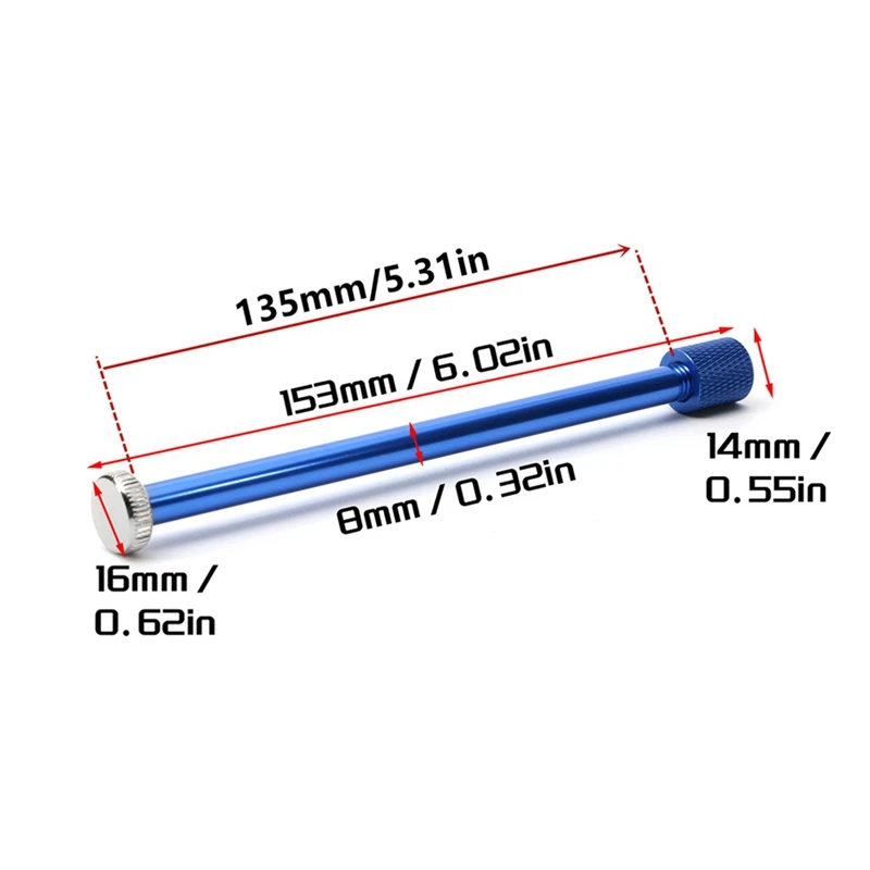 Vara de armazenamento para carro RC, pneus de rodas hexagonais, acessórios para ARRMA, Traxxas, Redcat, Team Losi, Kyosho, VRX, 1: 7,1/8,17mm