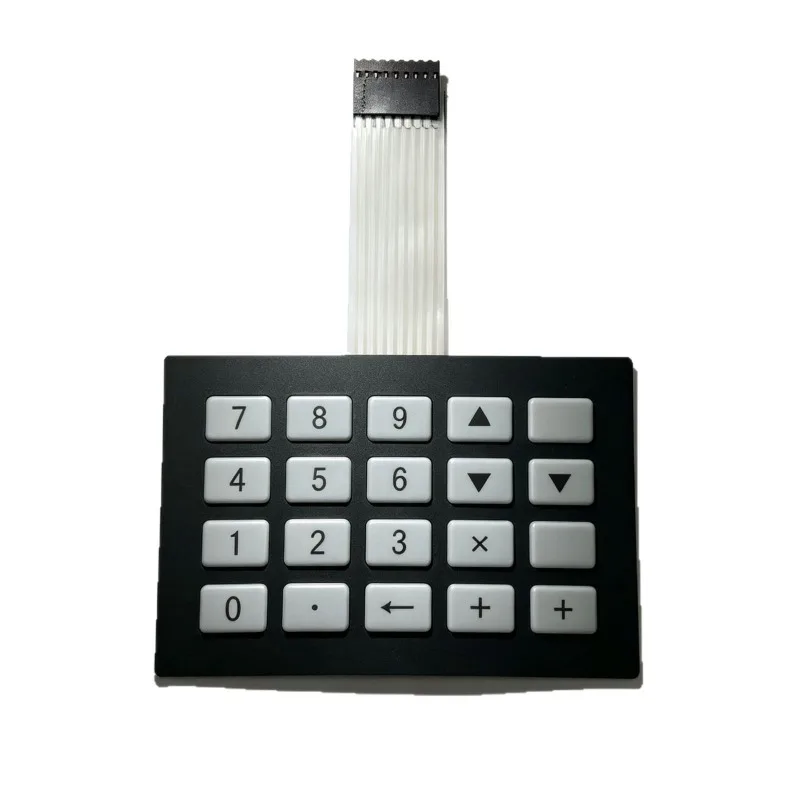 Membrane Switch Keypad Panel Industrial Equipment Conductive Digital Keyboard Sticker Wear Resistant