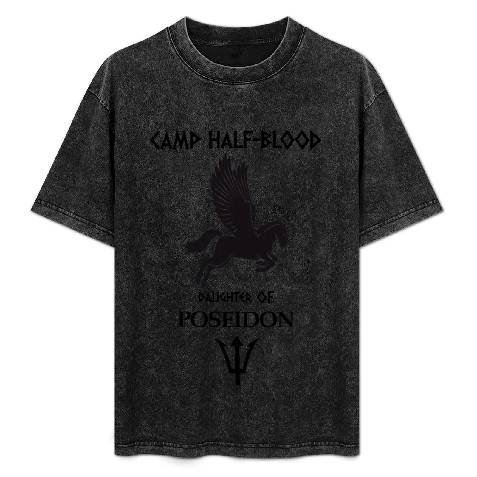 

Camp Half-Blood Daughter Of Poseidon T-Shirt Casual Everyday Short Sleeve T-Shirt