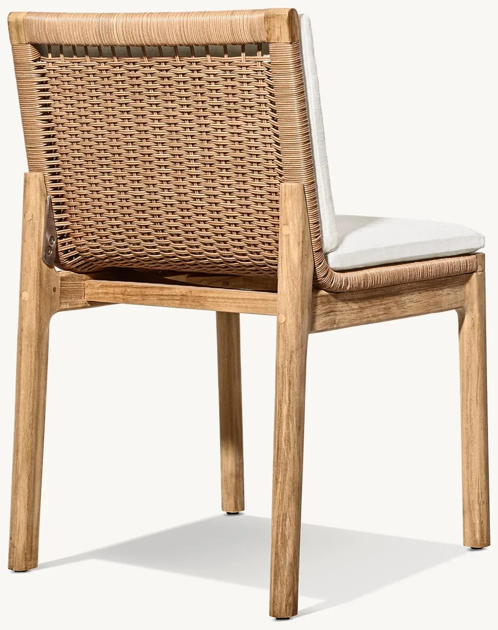 

Outdoor Garden Teak With Weaving Rattan Dining Chair modular teak Chair elegant chair