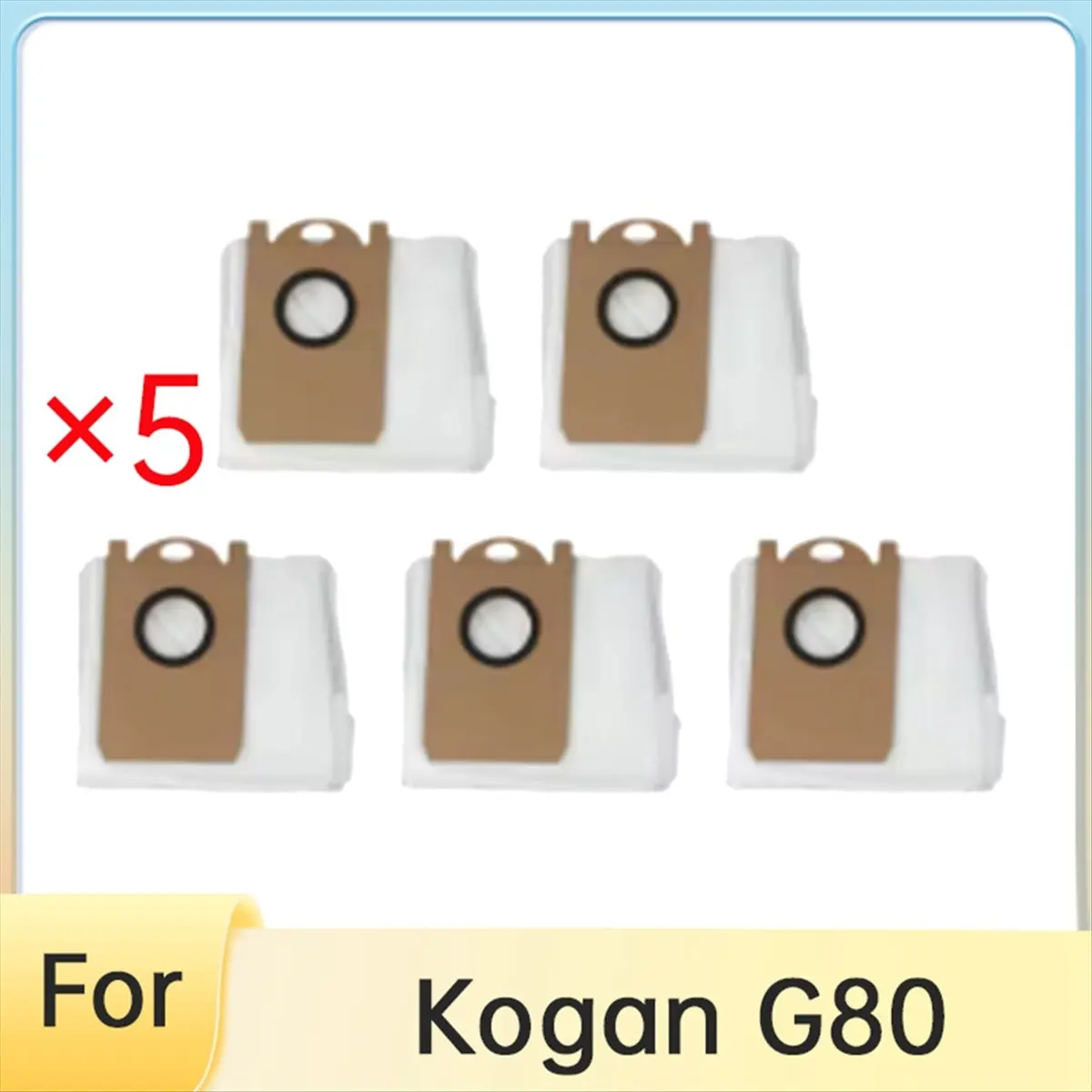 5 Pcs Dust Bags for Kogan G80 Sweeper Accessories Dust Bags Built to Last and Work Well Enhanced Cleaning Efficiency