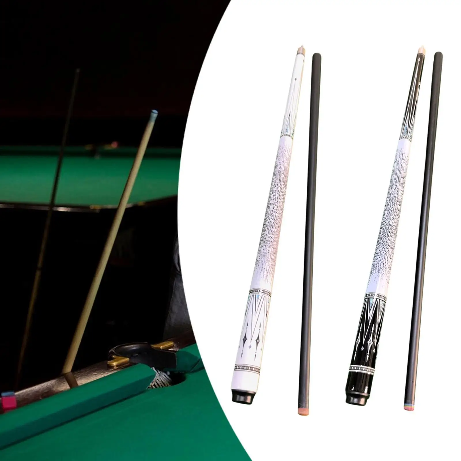 

Бильярдный кий Stick, усовершенствованная портативная технология из двух углеродных волокон
