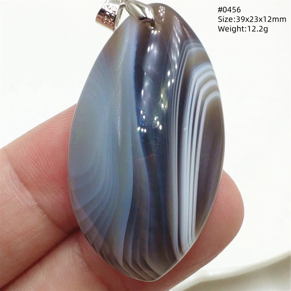 MUKO GEMS Persian Agate Pendant Necklace Brown 10