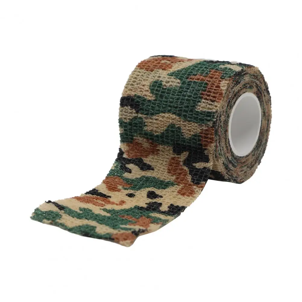 Pita kamuflase pita bungkus elastis pita berburu penyamaran Elastoplast senapan berperekat otomatis Camo bungkus kamuflase militer pita