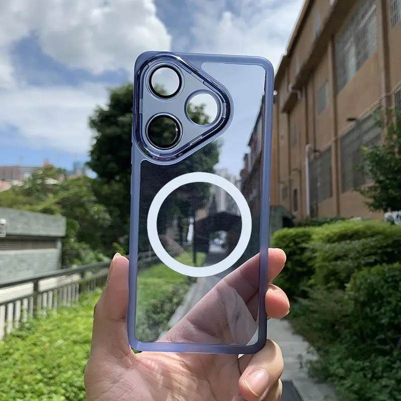 Case For Realme GT6 6T Neo6 SE Luxury TPU Soft Silicone Magnetic Cover For Realme GT Neo 6 Camera Protection Shockproof Bumper