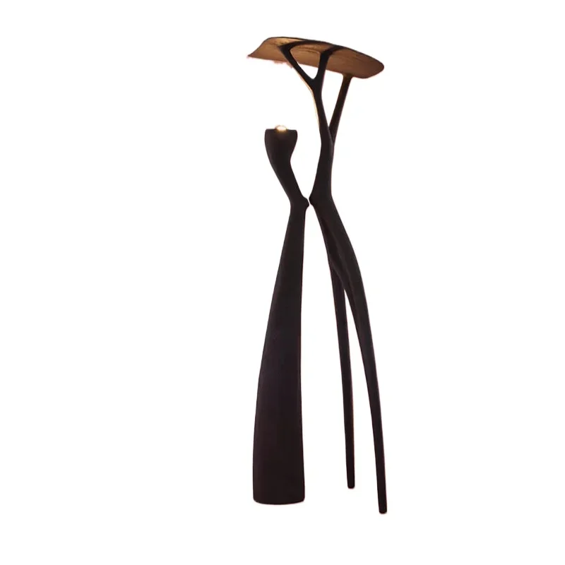 

Nordic modern art personalized hotel engineering lobby commercial space floor lamp