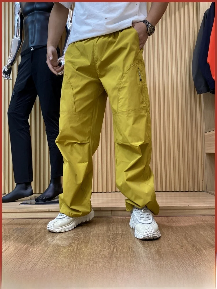 

Уличные рабочие брюки, мужские повседневные спортивные длинные брюки, ветрозащитные, водонепроницаемые, прямые брюки, осенние новые Sle ex