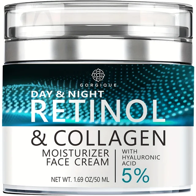 Gorgique Face Moisturizer Retinol Cream - Day & Night Anti Aging Moisturizing Cream Gorgique Face Moisturizer Retinol Cream - Day & Night Anti Aging Moisturizing Cream
