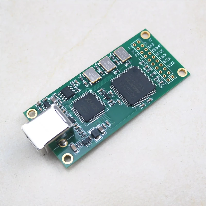 New xmos xu208 cpld digital shaping usb audio interface asynchronous sub-card dsd256/pcm384