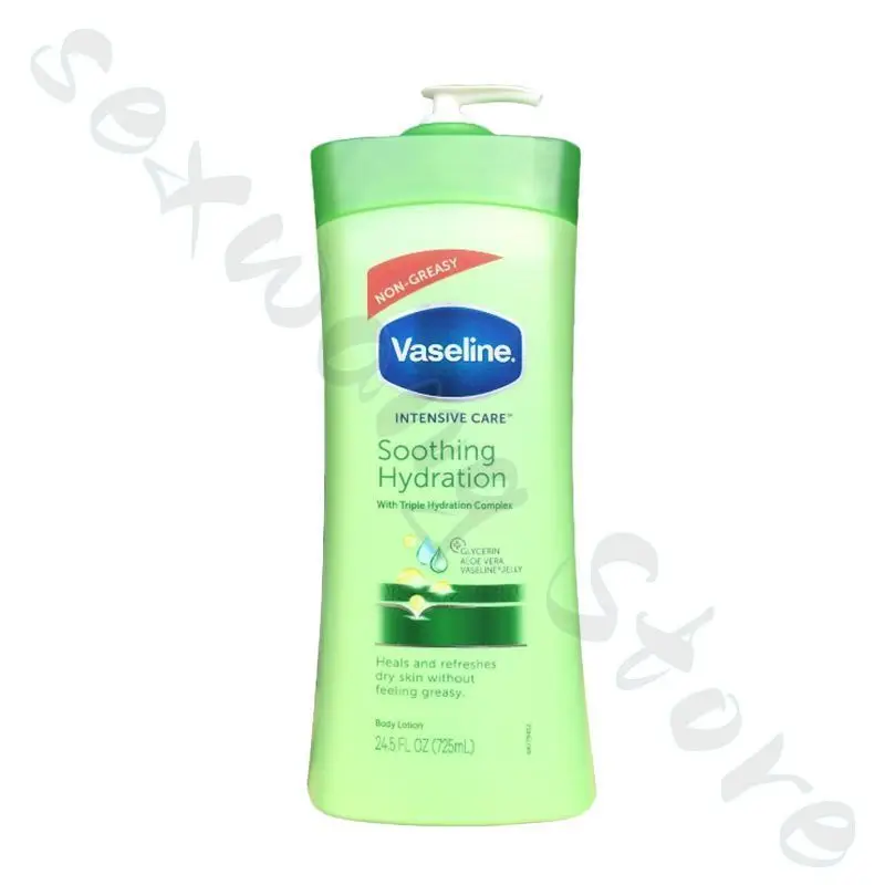 VASELINE Vaseline Aloe Body Lotion Soothing Emollient Moisturizing Oil Control Body Care 725ml