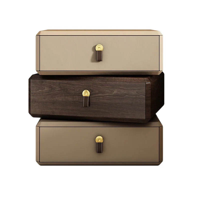 Comodino girevole per camera da letto minimalista italiano personalizzabile, design creativo di fascia alta, armadio di stoccaggio a led per la casa