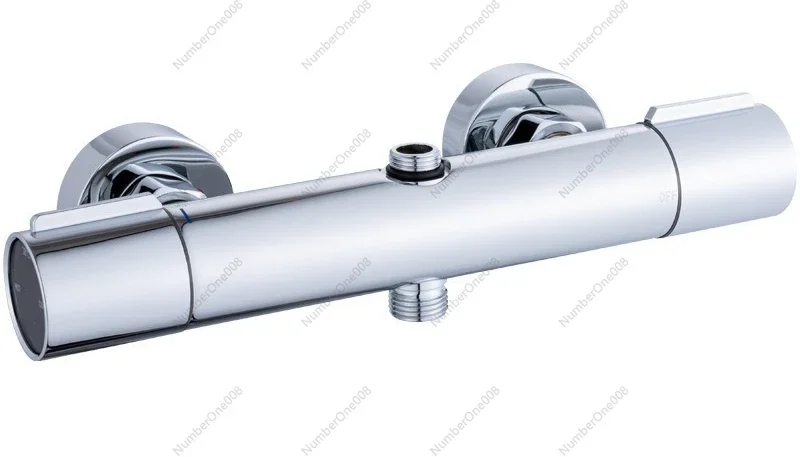 Smart Thermostatic Shower Mixer Valve All Brass Concealed Installation Solar Water Heater Compatible