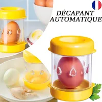 1pc Hand-cranked Automatic Egg Sheller Boiled Eggs Peeler Machine Egg Opener Fully Automatic Small Tool Egg Tool  Kitchen Tool