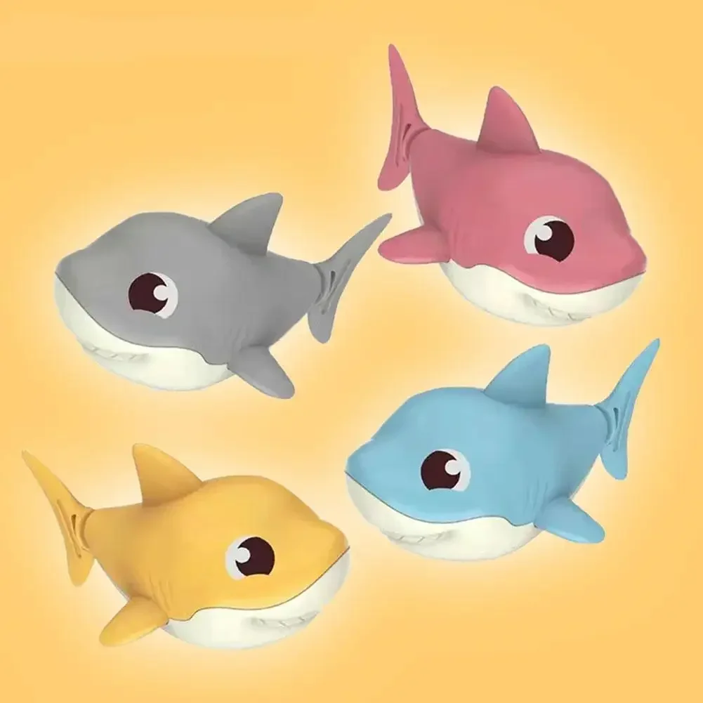 เด็กของเล่นห้องน้ำสัตว์น่ารักการ์ตูน Shark จระเข้คลาสสิกเด็กน้ำของเล่นเด็กทารกว่ายน้ำ Chain Clockwork เด็กชายหาดของเล่นห้องน้ำ S เดี่ยว