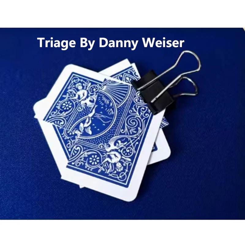 Triage By Danny Weiser Close Up Magic Street Card Tricks ألعاب السحرة المهنية الكلاسيكية للتحايل