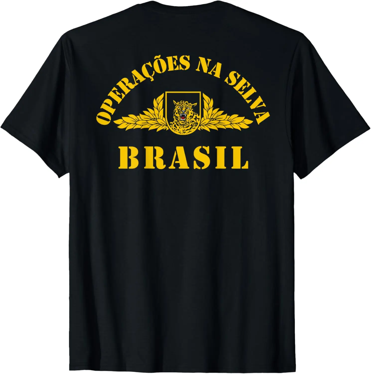 Brazilian Army CIGS Military Jungle Training Warfare Bope T-Shirt Short Sleeve Casual 100% Cotton Shirt