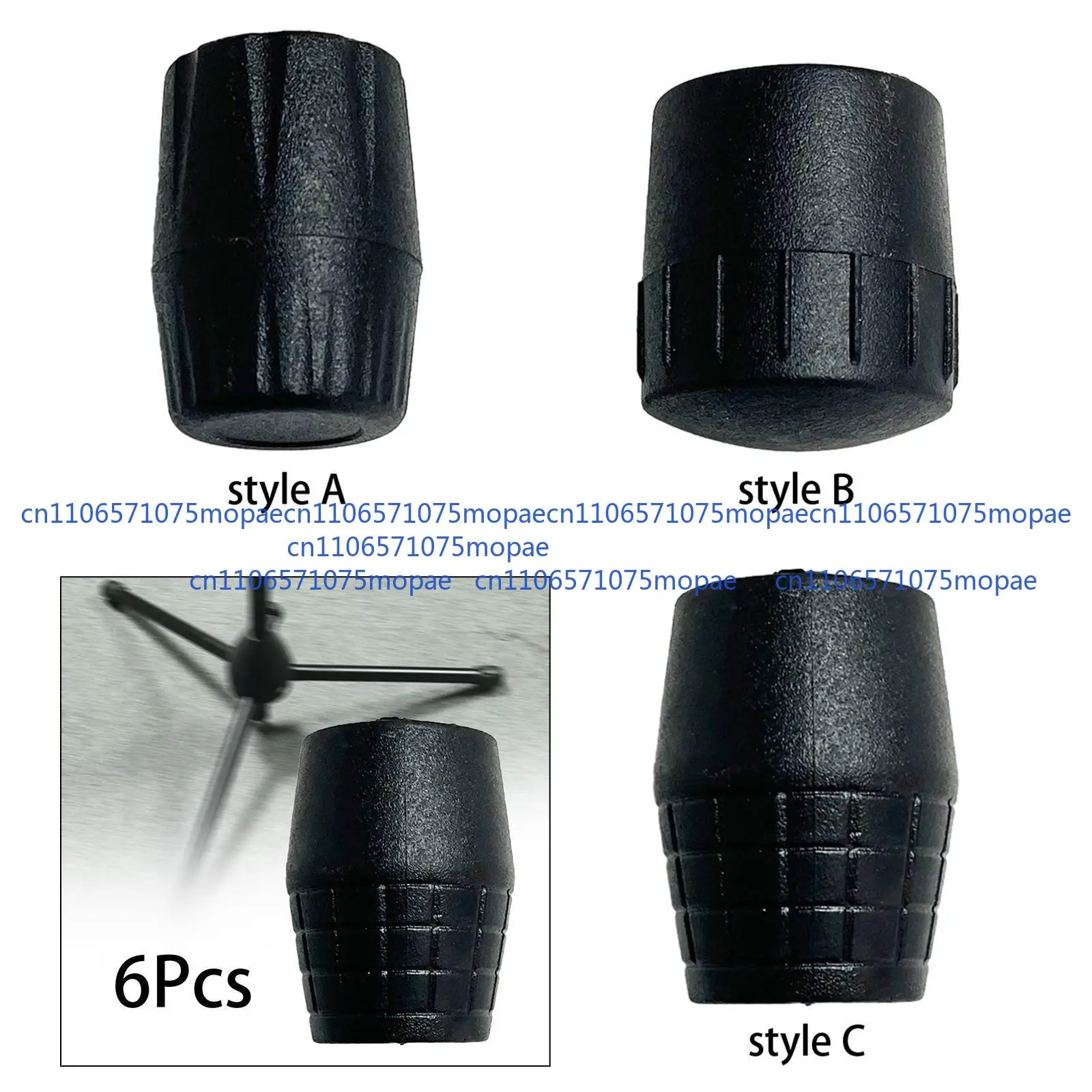 6 Pieces Microphone Rack Rubber Foot Pads Portable Bottom Pads Cover Buffer