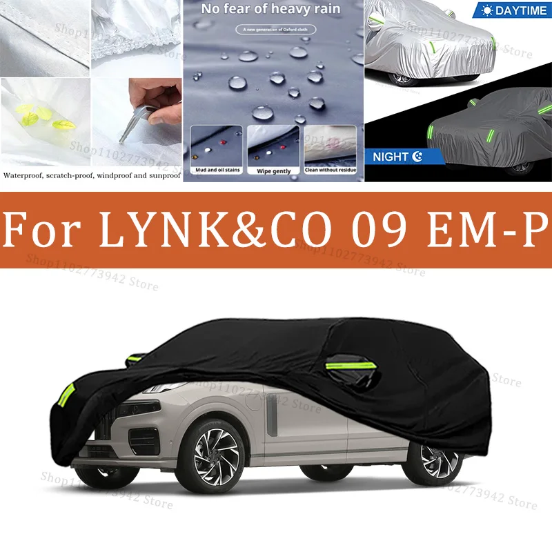 

﻿ For LYNK&CO 09 EM-P Car Cover Car Waterproof All Weather Automobiles Full Exterior Covers - Sun-proof Outdoor Anti scratch