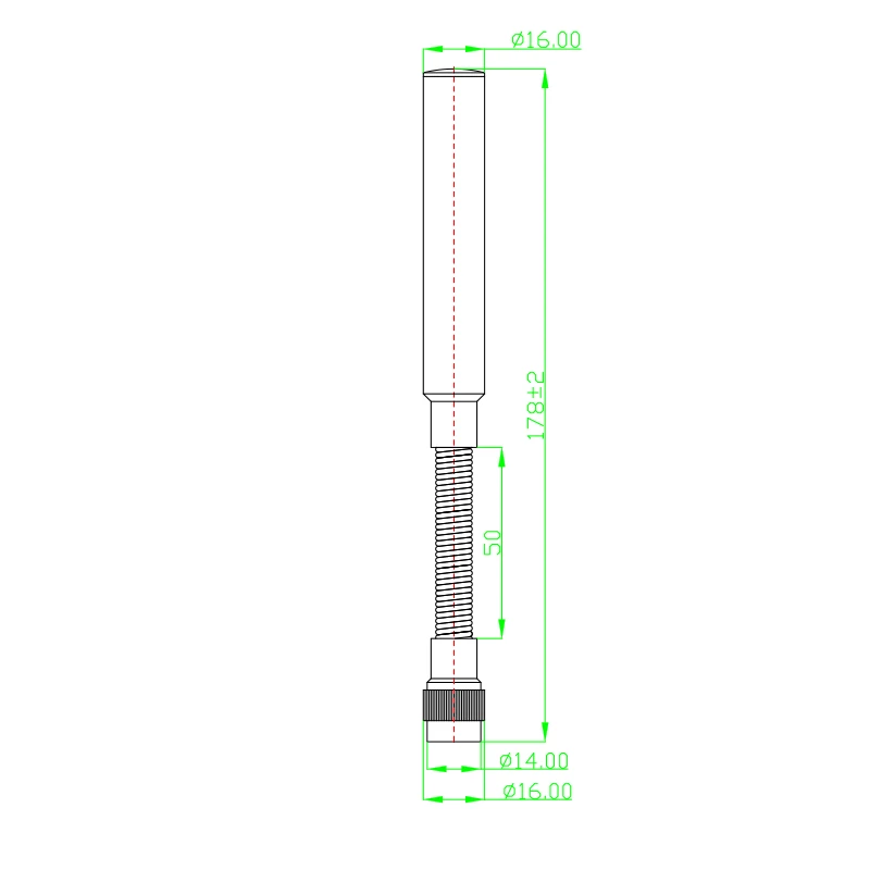 2.4G 5.8G 600-6000MHz Schwanenhalsantenne Detektor zur Erkennung von unbemannten Luftfahrzeugen, tragbares Störeinrichtungsgerät, Federantenne – Detail 4