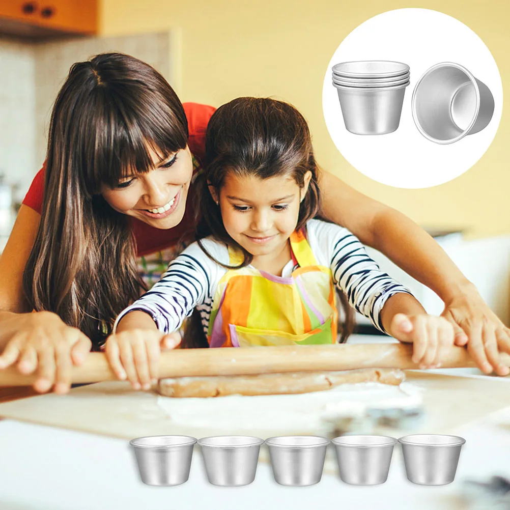 

3 Pcs Baking Mold Cake Gadget Aluminum Alloy Supply Pan Small Non-stick Pastry Decorating Tool