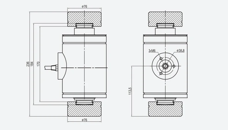 2026 High Accuracy Truck Scale Cell Hot Sell Force Sensors &