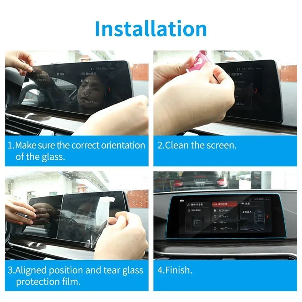 Tempered Glass Screen Protective Film for Mitsubishi Outlander Auto Interior Car GPS Navigation Screen Protector 2018-2020 year