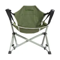 Folding Rocking Chair 600D Oxford Foldable Rocking Chair With Carry Bag Heavy Duty Swinging Camping Chair Portable Chair For