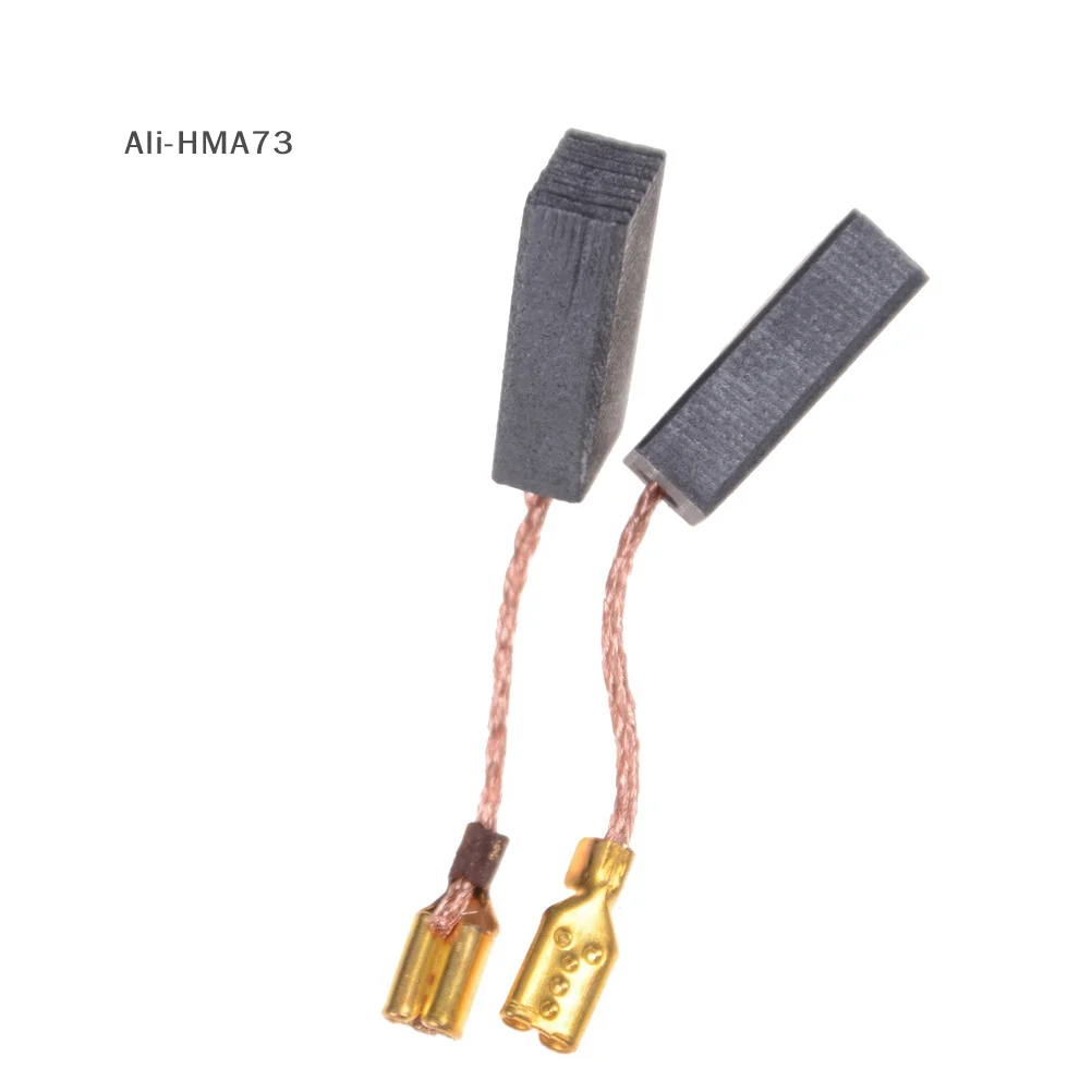 Ali-HMA73-10 шт. угольная щетка 15x8x5 мм, двигатель электроинструмента, замена угольной щетки для электроинструментов