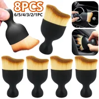 Car Vent Cleaning Soft Brush Air Conditioner Air Outlet Cleaning Brush Car Crevice Dust Removal Brush Car Interior Cleaning Tool