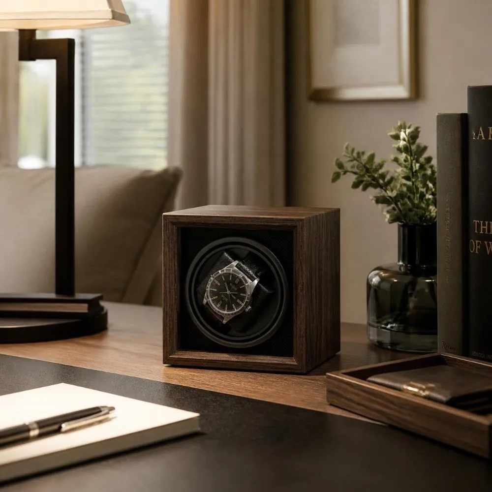 usb-power-automatic-watch-winder-mute-motor-wooden-case-rotating-watch-box-single-position-fully-automatic