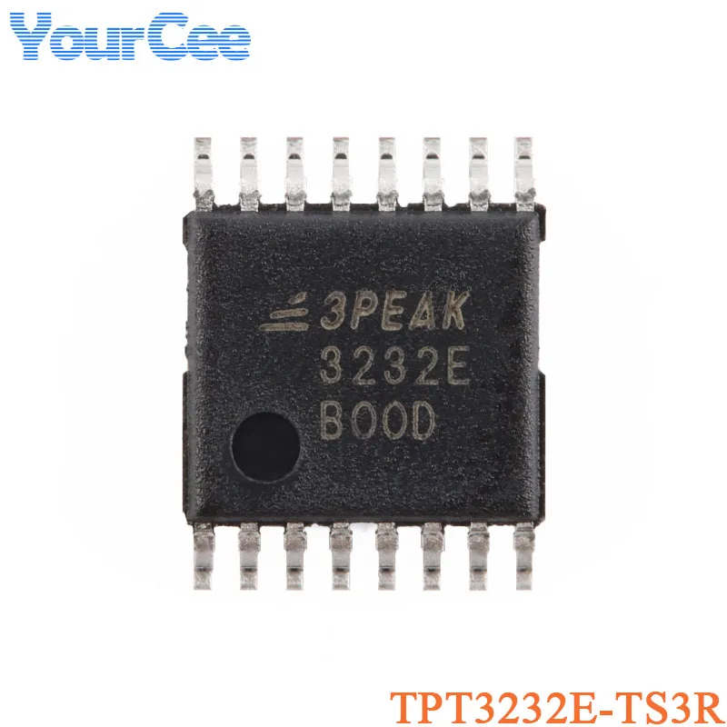 10Pcs/5Pcs TPT3232E-TS3R 3232E BOOD TSSOP-16 3V-5.5V 250kbps RS-232 Transceiver Chip