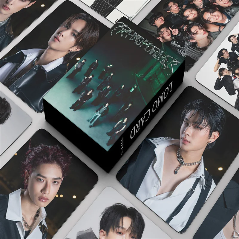 55pcs/set BUS New Album LOMO Card Because Of You I Shine Man Group TRANSFORMER Postcard Photo Card Collector Card Gift