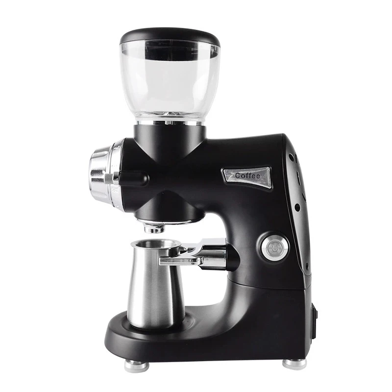 Automatic Coffee Grinder Stainless Steel Titanium Plated 75/74mm Ghost Tooth/Flat Burr Coffee Milling Professional Miller