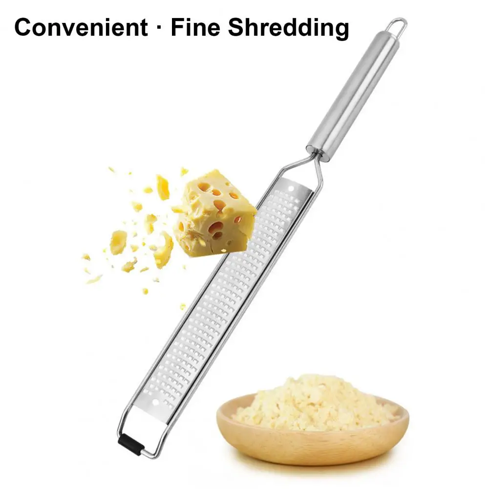 

Lemon Zester Cheese Grater Stainless Steel Citrus Peeler with Non-Slip Handle Multi-Purpose Kitchen Tool for Citrus Parmesan Gin