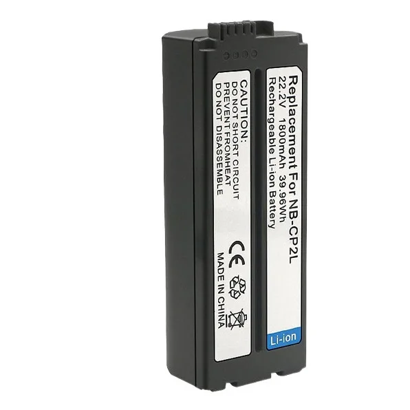 NB-CP2L Replacement Battery 1800mAh for Canon SELPHY CP1300 CP1200 CP1100 CP910 CP900 Printer High Capacity