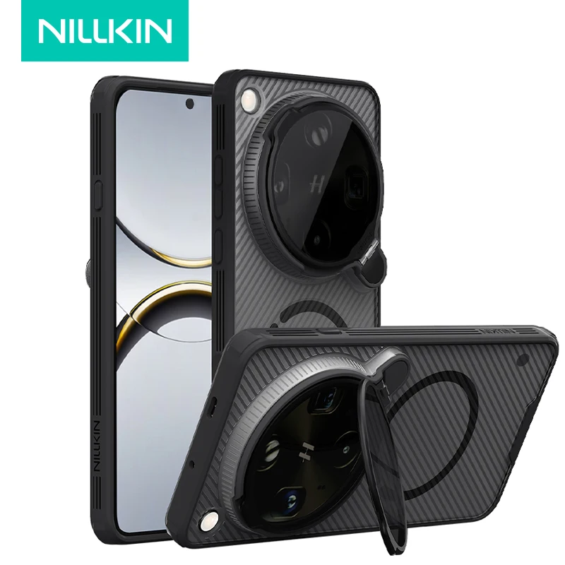 

For OPPO Find X9 Ultra Case NILLKIN Magnetic CamShield Prop TPU + PC Flip-style Lens Protection Anti-Drop Cover
