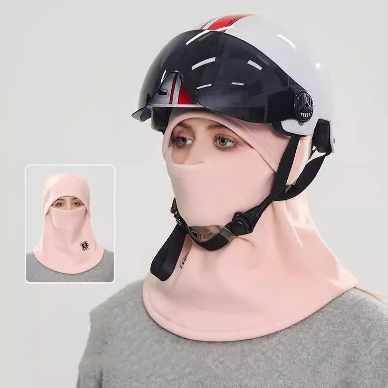 AliExpress Warm Fleece Cycling Mask Hat Winter Ski Hat Balaclava Full Face Mask Motorcycle Helmet Liner Cap Men Women Thermal Scarf Bandana