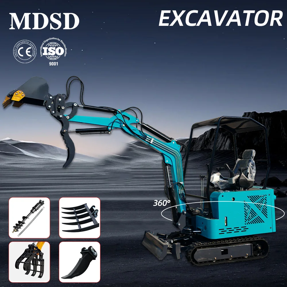 0.8-2톤 미니 굴삭기 CE EPA 유로 5 인증 크롤러 맞춤형 빠른 배송 특별 가격 소형 굴삭기