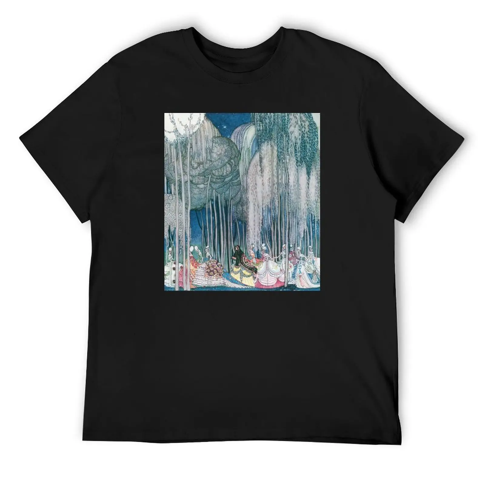 The Princesses on the Way to the Dance Kay Nielsen T-Shirt blacks custom t shirt men workout shirt